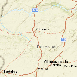 Caceres Street Map