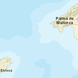 Balearic Islands Street Map