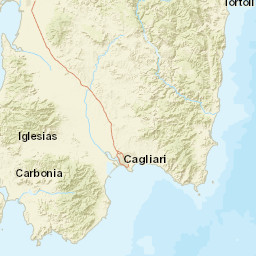 Medio Campidano Street Map