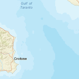 Crotone Street Map