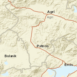 Ağrı Street Map