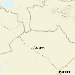 Qashqadaryo Region Street Map