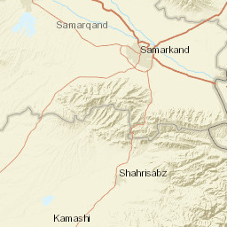 Samarqand Region Street Map