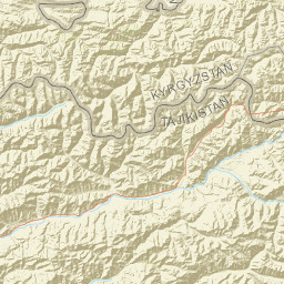 Tajikistan Street Map