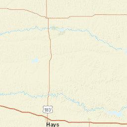 277 W 13th St Hays Kansas Street Map