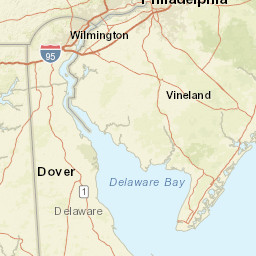 Delaware Street Map