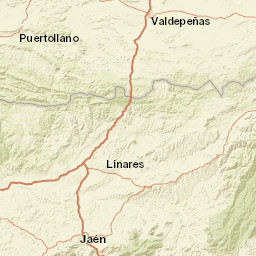 Jaén Street Map