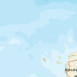 Trapani Street Map