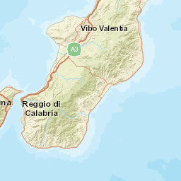 Reggio Calabria Street Map