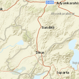 Afyonkarahisar Street Map