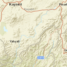 Kayseri Street Map