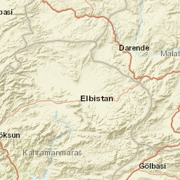 Kahramanmaraş Street Map