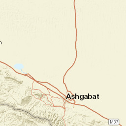 Ashgabat Street Map