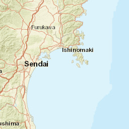 Miyagi Prefecture Street Map