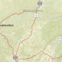 West Virginia Street Map