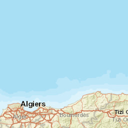 Algiers Street Map