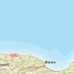 Béjaïa Street Map