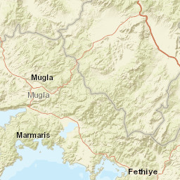 Muğla Street Map