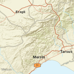 Mersin Street Map