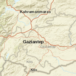 Gaziantep Street Map