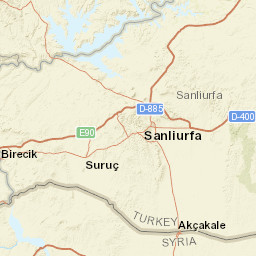 Şanlıurfa Street Map
