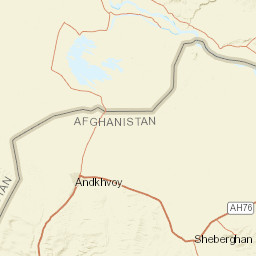 Jowzjan Street Map