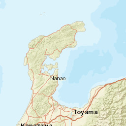Toyama Prefecture Street Map