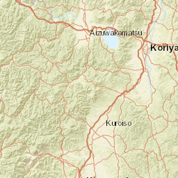 Fukushima Prefecture Street Map