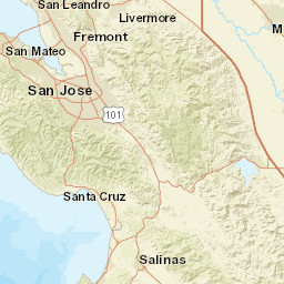 Santa Cruz Street Map