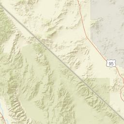 Ubehebe Crater Rd California USA Street Map