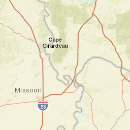 500-598 Broadway Street Paducah KY Street Map