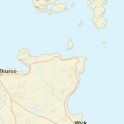 B870, Wick, Highland KW1, UK Street Map