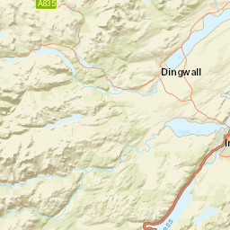 B862, Inverness, Highland IV2, UK Street Map