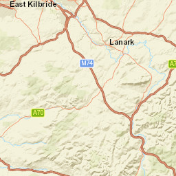 Strathaven, South Lanarkshire ML10 Street Map