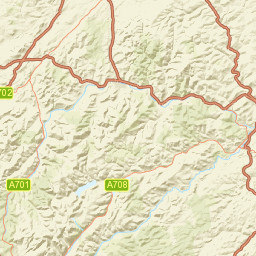 A708, Moffat, Dumfries and Galloway DG10 Street Map