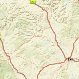 A702, Thornhill, Dumfries and Galloway DG3 Street Map