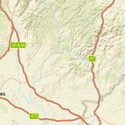 B7020, Lockerbie, Dumfries and Galloway DG11 Street Map
