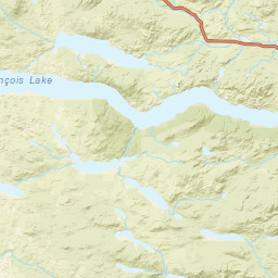 731-2321 Francois Lake East Road Street Map