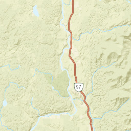 Red Rock Road West, Prince George, BC Street Map