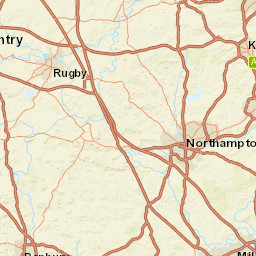 Kettering, Northamptonshire NN14, UK Street Map