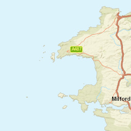 Haverfordwest, Pembrokeshire SA61, UK Street Map