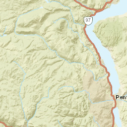 1101 Lakeshore Drive West, Penticton, BC Street Map