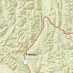 Unnamed Road, Fernie, BC V0B 1M0 Street Map