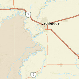 Indian Battle Road South, Lethbridge, AB T1J Street Map