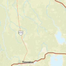 1851 Airport Road, Timmins, ON, Canada Street Map