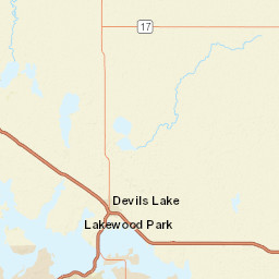 ND-20 Devils Lake ND 58301 America Street Map