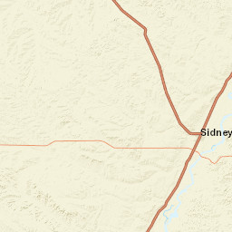 501-553 Lewis and Clark Trail Sidney Street Map