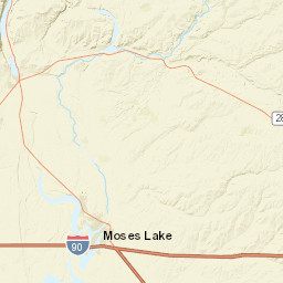 Moses Lake, WA 98837, USA Street Map