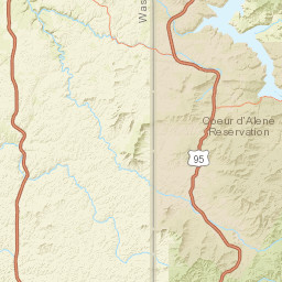 110 North Coeur d'Alene Avenue, Harrison Street Map