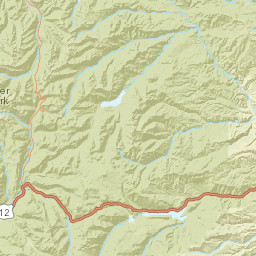 Mount Rainier National Park, us Street Map